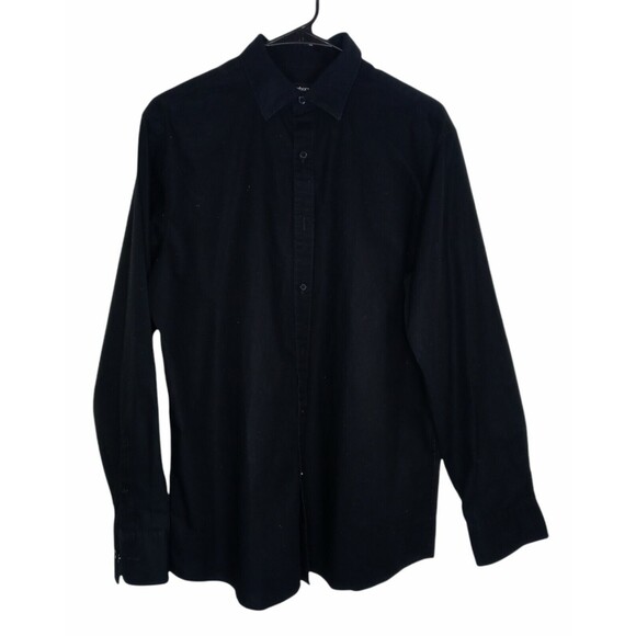Claiborne Men’s Black Long Sleeve Button Down - Picture 1 of 5